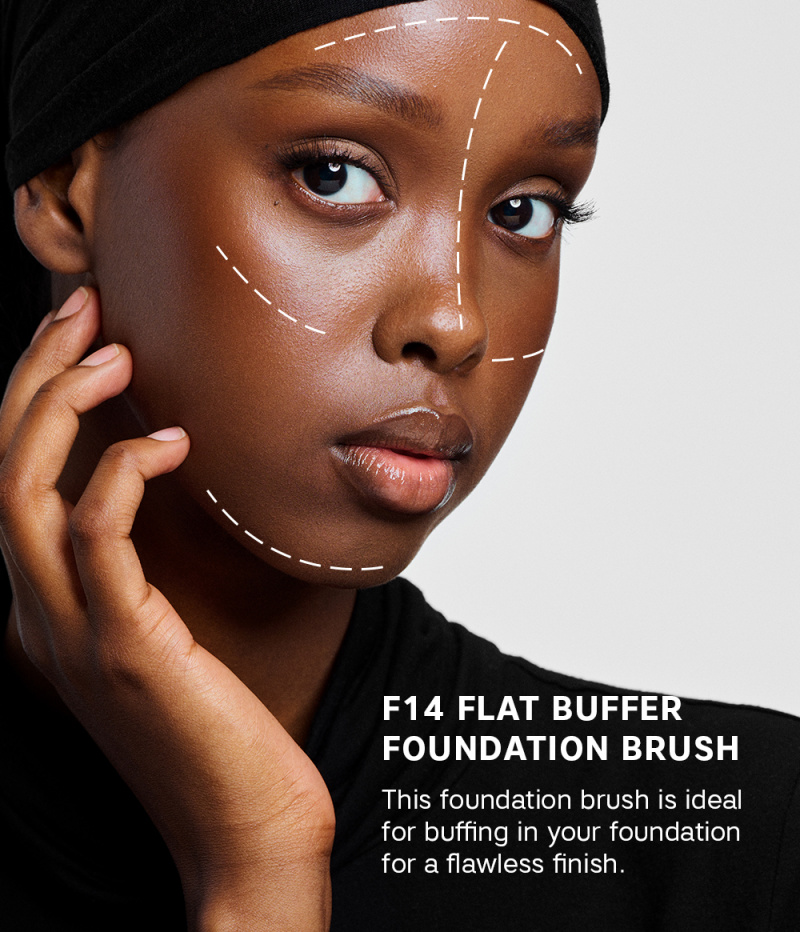 FLAT BUFFER FOUNDATION BRUSH F14
